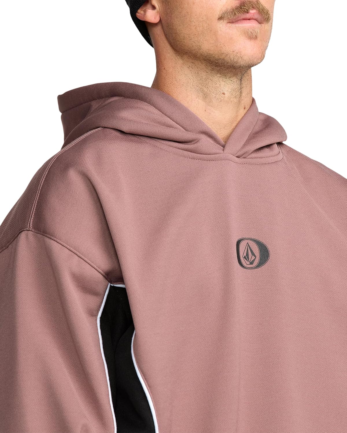 Volcom Men's Vital Fleece Riding Hoodie – Water-Repellent Sweatshirt with Storm Hood & Thumbholes - Image 2
