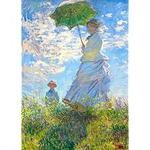 Jigsaw Puzzles 1000 Pieces For Adults-Woman with a Parasol Puzzles 1000 Pieces Monet Gallery Puzzles for Adults Jigsaw Puzzle Famous Painting 1000 Piece Puzzles Artwork 1000 Piece Puzzles For Adult