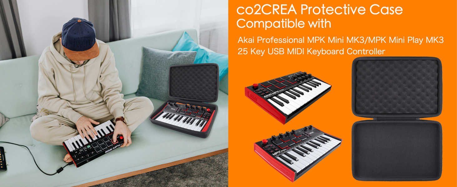 AKAI MPK mini play MK3 ケース付 製品情報：MPK mini Play MK3：AKAI professional