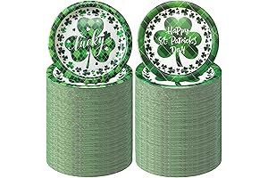 St. Patrick's Day Paper Plate 200-Pack 9"