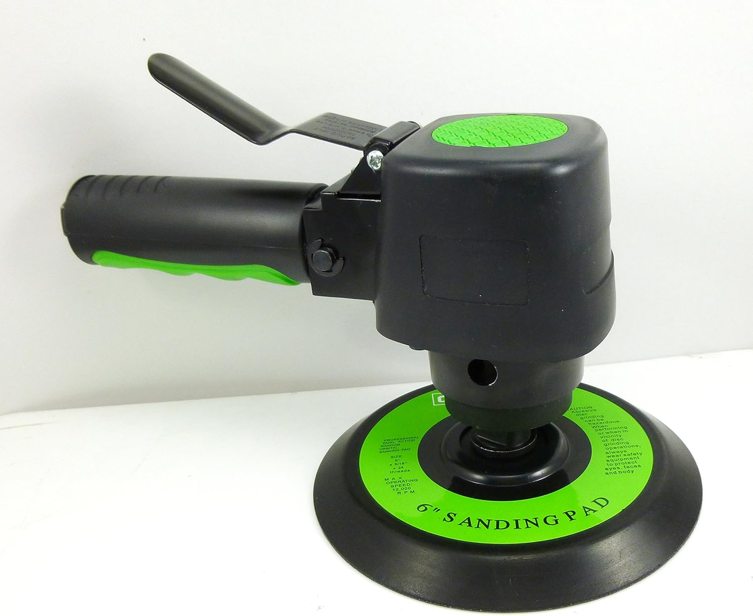 Industrial 6-Inch Dual Action Sander – Variable Speed 10,000 RPM with Built-In Adjuster | Heavy-Duty for Flawless Auto Restoration, Furniture & DIY Projects. D-P9976