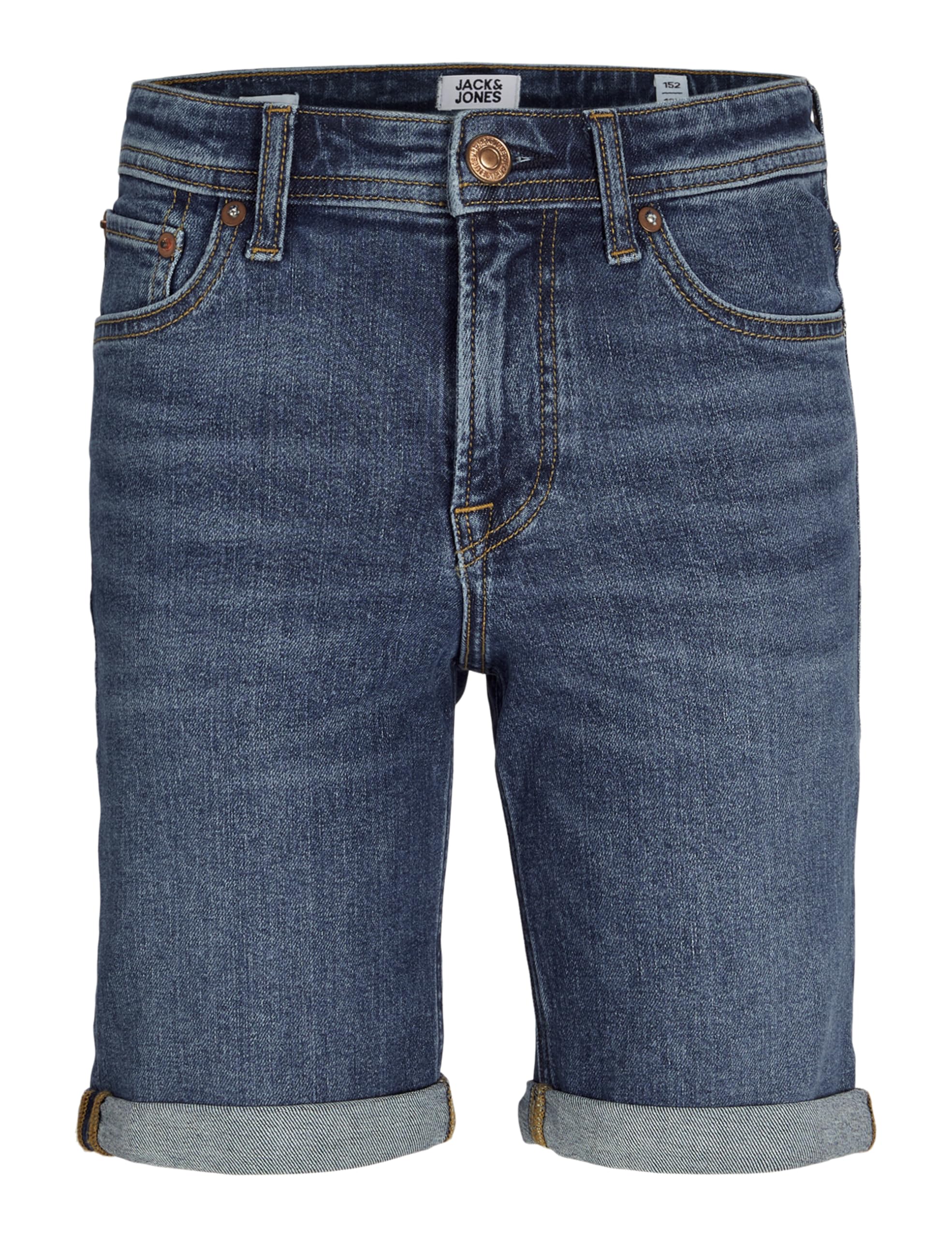 JACK & JONES Jjirick Jjoriginal Shorts Am 360 Sn Jnr - Pantalones Cortos Vaqueros Niños