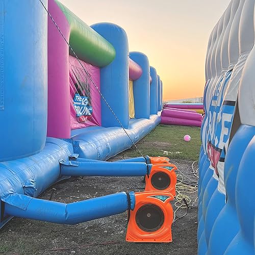 Miniatura 2 de CoMiracle - Sopladores de aire, soplador de aire inflable para casa de rebote, castillo inflable para exteriores y toboganes (comercial de 1.5 HP)