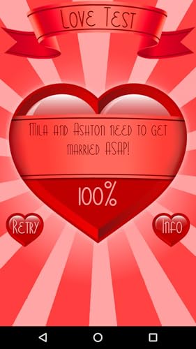 Love Test - Calculadora de compatibilidade