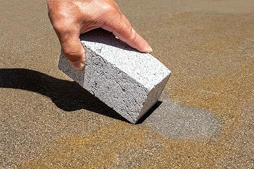 Vista 4 de Poolmaster 36700 Piedra pómez extra grande para piscina y spa, tamaño profesional, neutro, bronceado