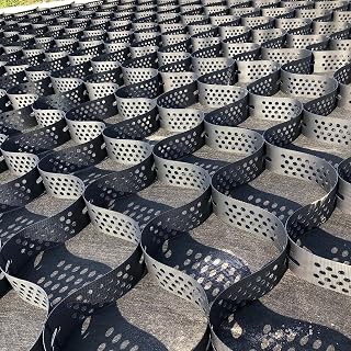 YXXSDP 2 Inch Thick Geo Grid Ground Grid, Outdoor Driveway Gravel Stabilizing Grid Panels, for Parking Heavy Traffic, Easy to Install (Size : 2x10m/6.6x32.8ft)
