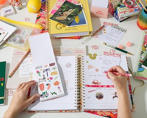 Miniatura 10 de ban.do Libro de calcomanías para planificador con más de 700 calcomanías surtidas, 35 páginas de calcomanías coloridas y únicas para