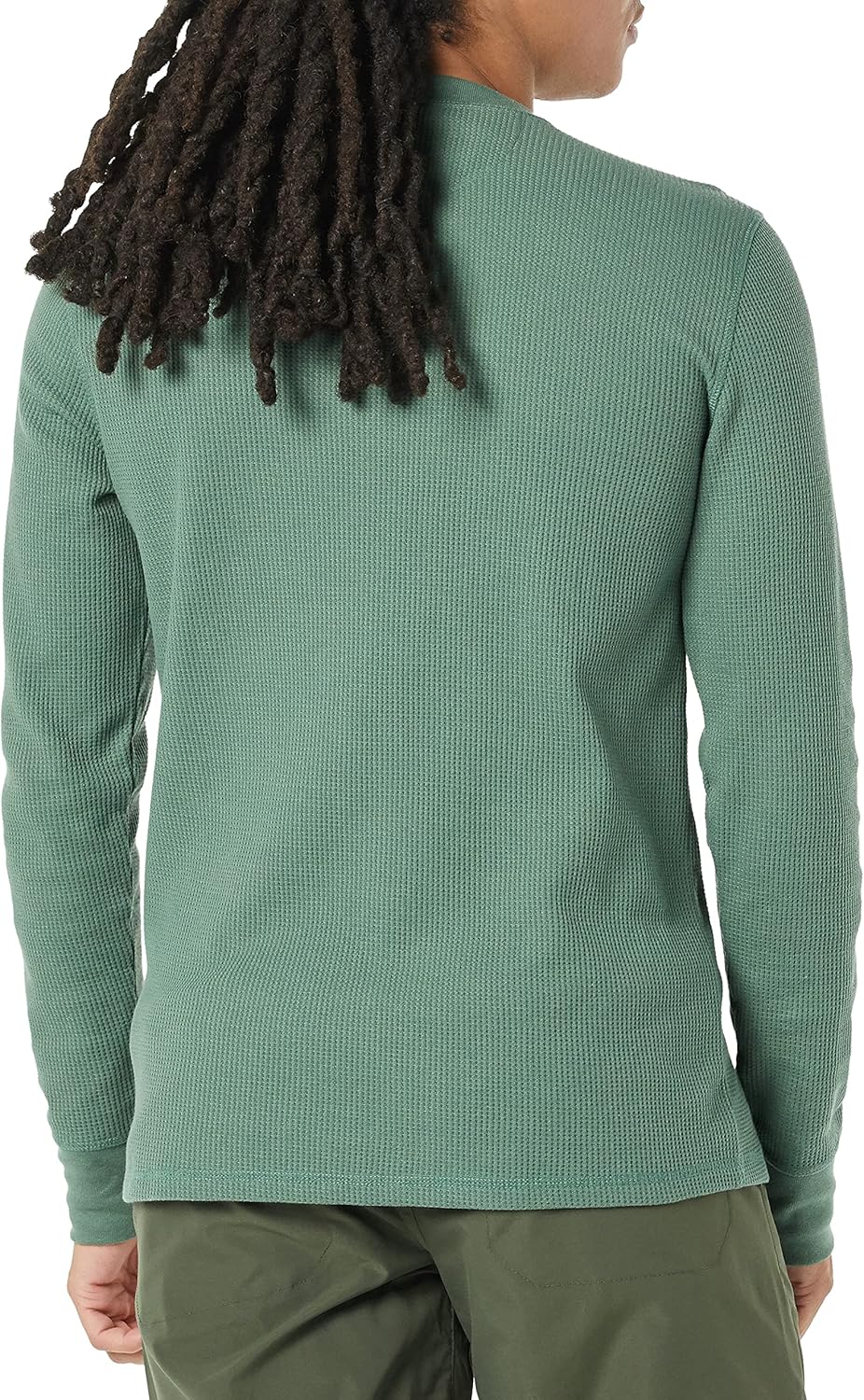 Amazon Essentials Henley Long Sleeve Shirts for Men, Regular-Fit Waffle - Image 2