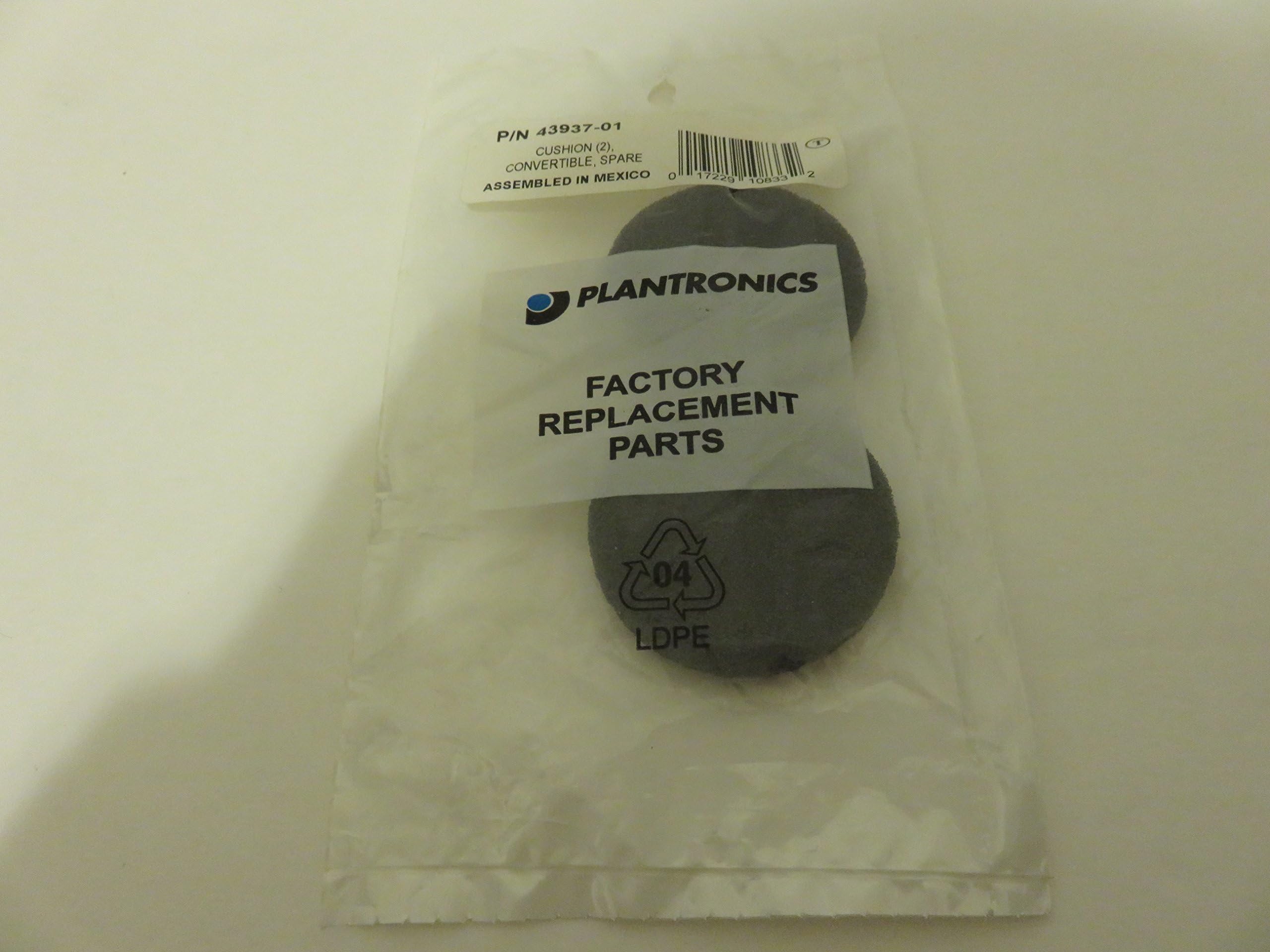 Plantronics 43937-01 Replacement Ear Cushions, Standard