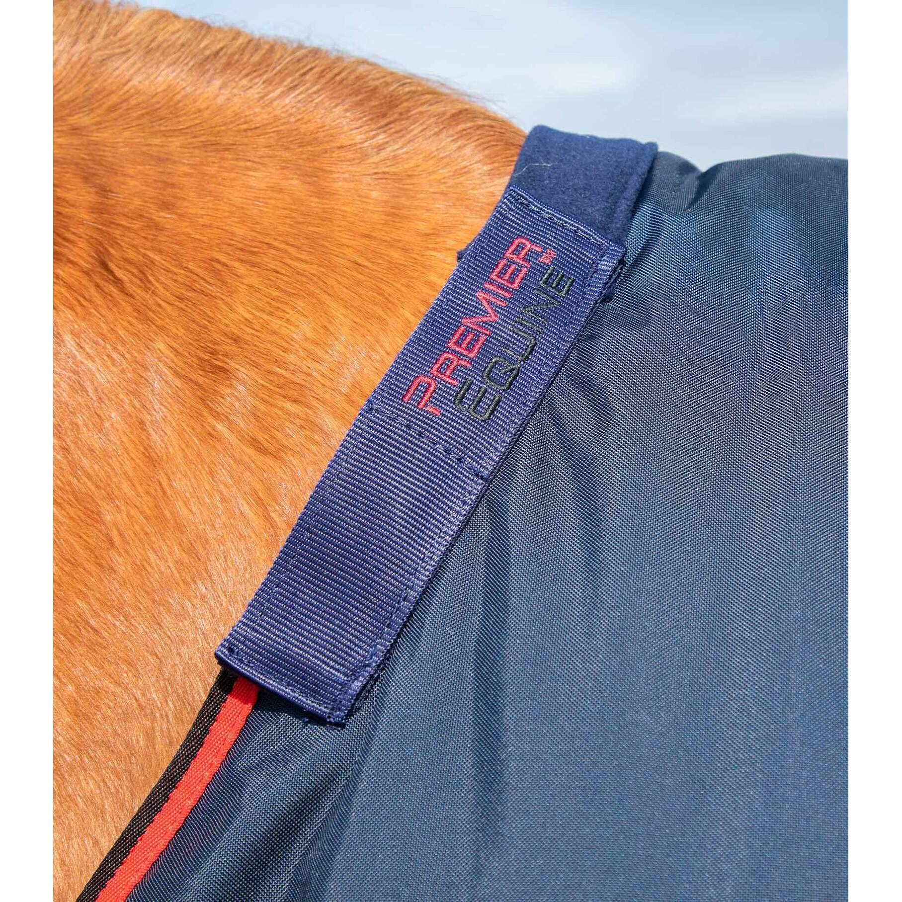 Coperta impermeabile per cavalli con copricollo Premier Equine Buster 250 g