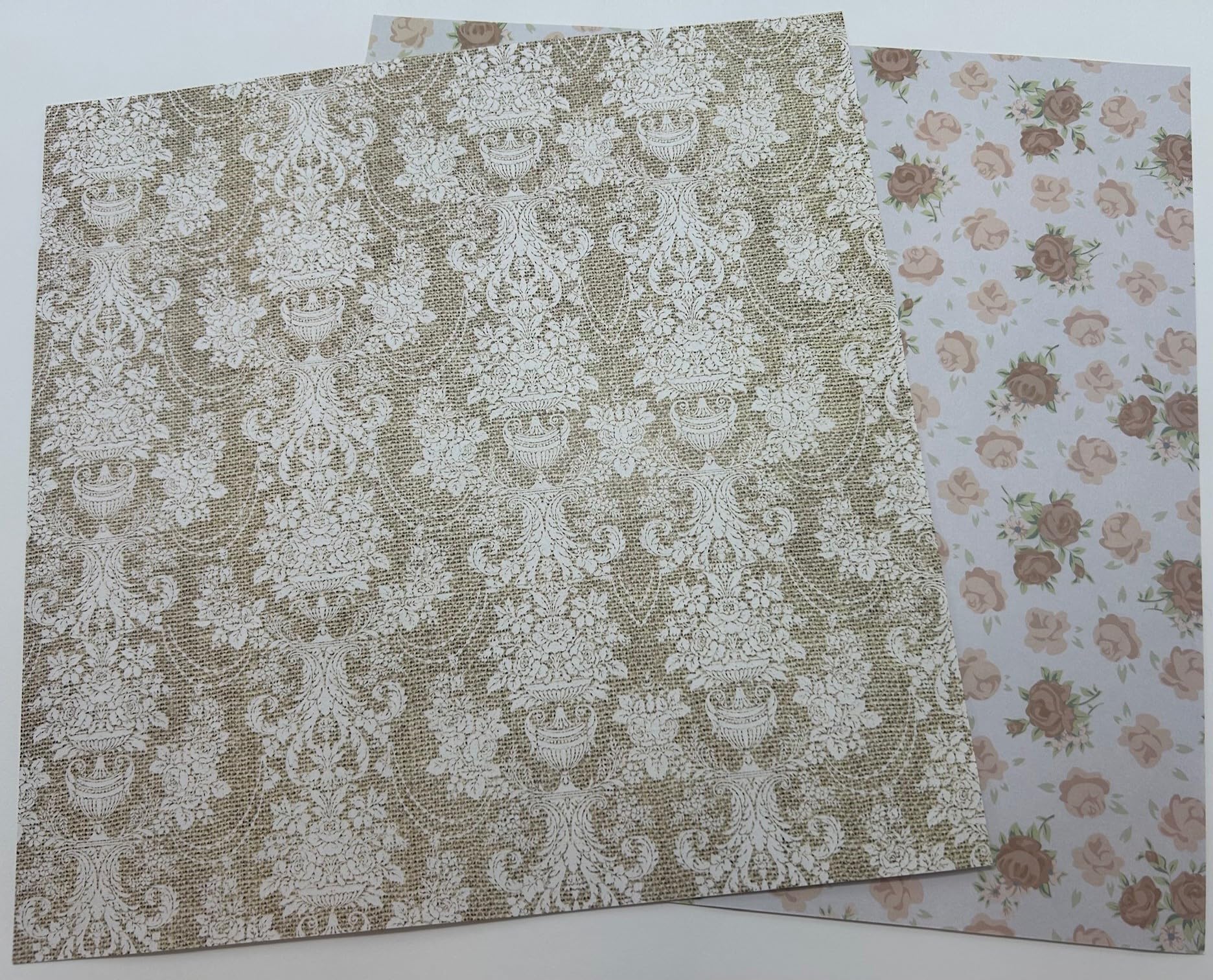 Scrapbook Customs Tematyczny zestaw do scrapbookingu papieru, konopa i koronka