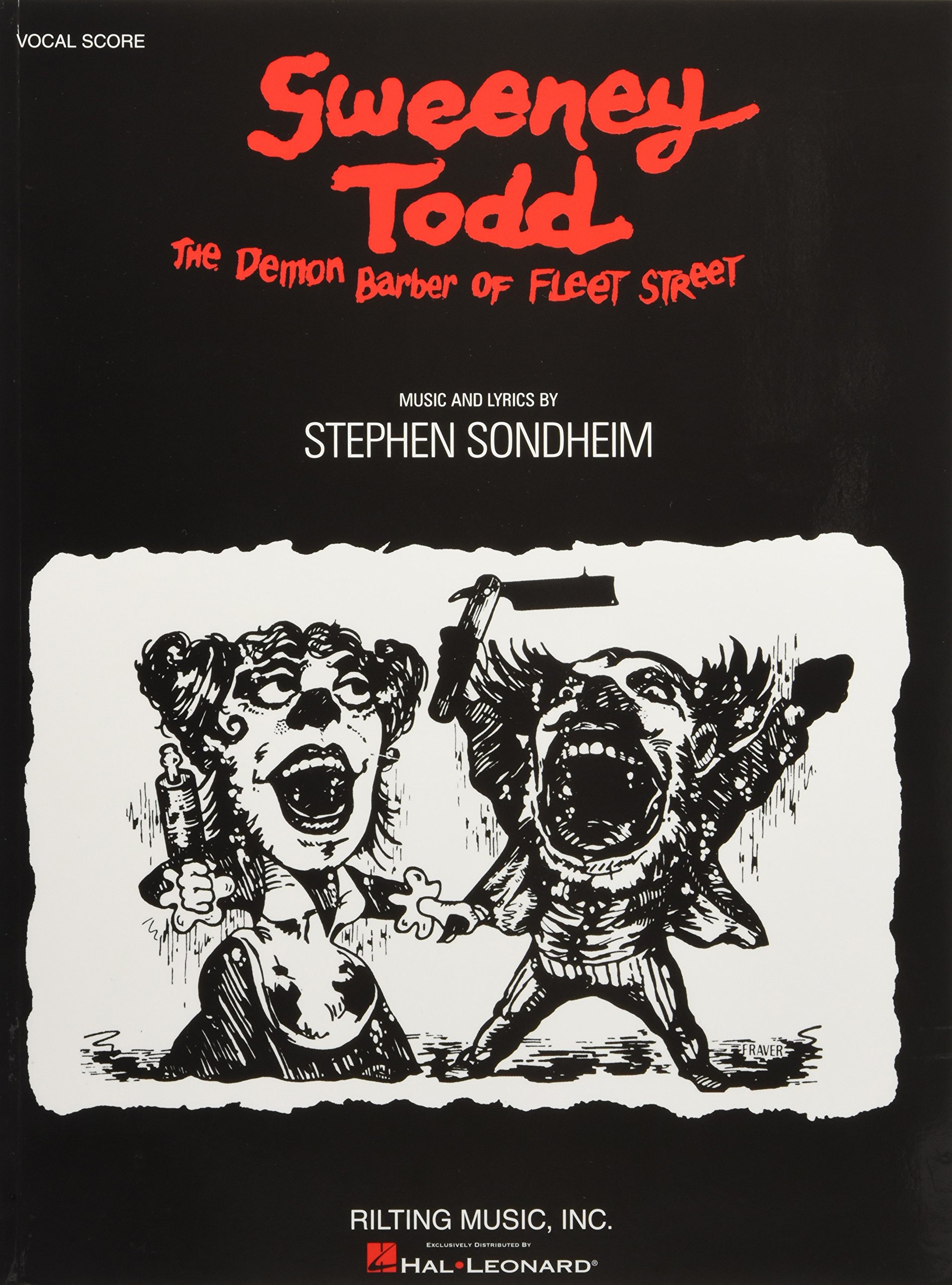 Sweeney Todd. Vocal Score: The Demon Barber of Fleet Street: Vocal Score