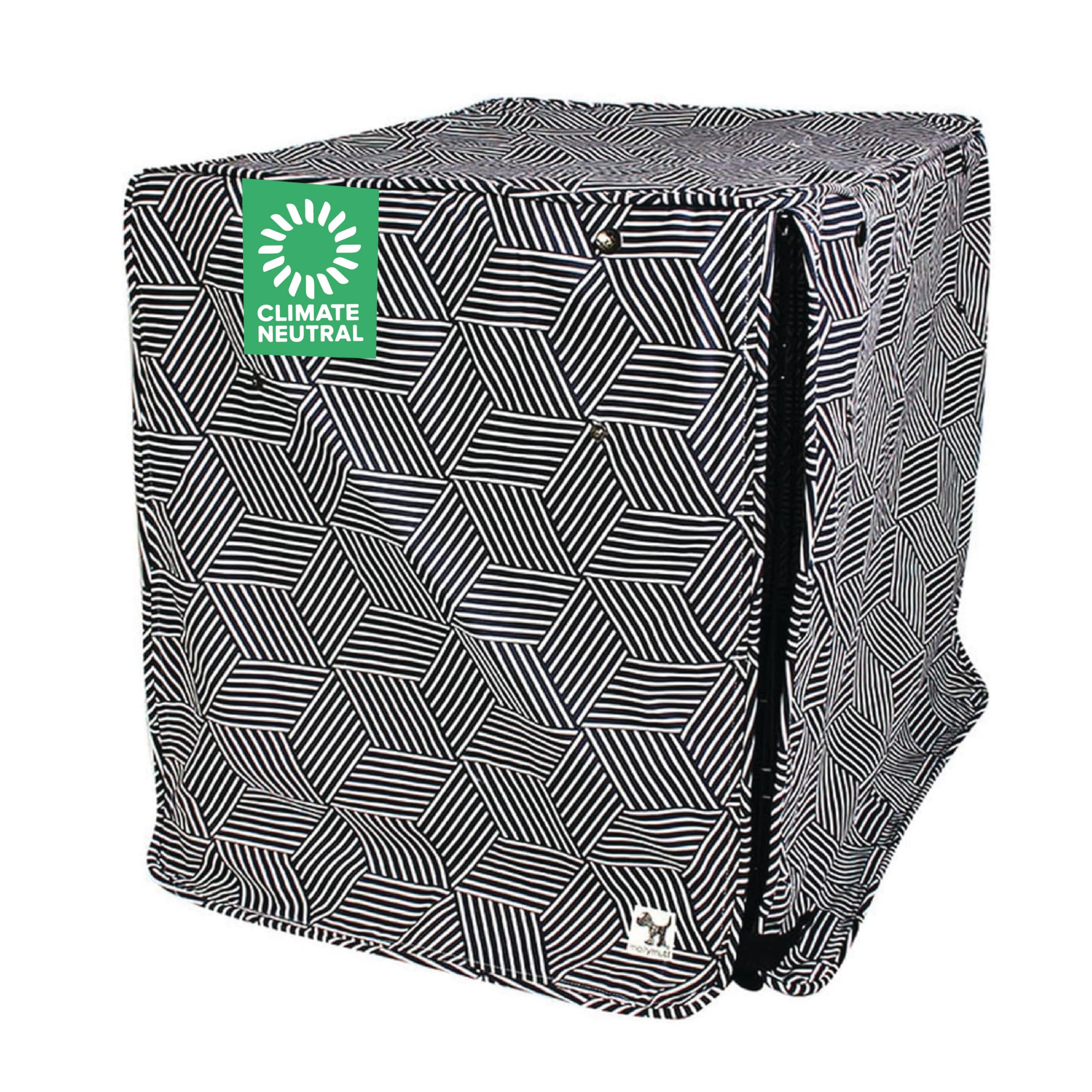 Rough Gem 30-inch Dog Crate Cover, Molly Mutt Medium Kennel Cover Measures 30” x 21” x 24”, Two Panel Doors Roll Up, Made from Machine-Washable 100% Cotton That is Durable, Breathable & Pre-Shrunk — image 1