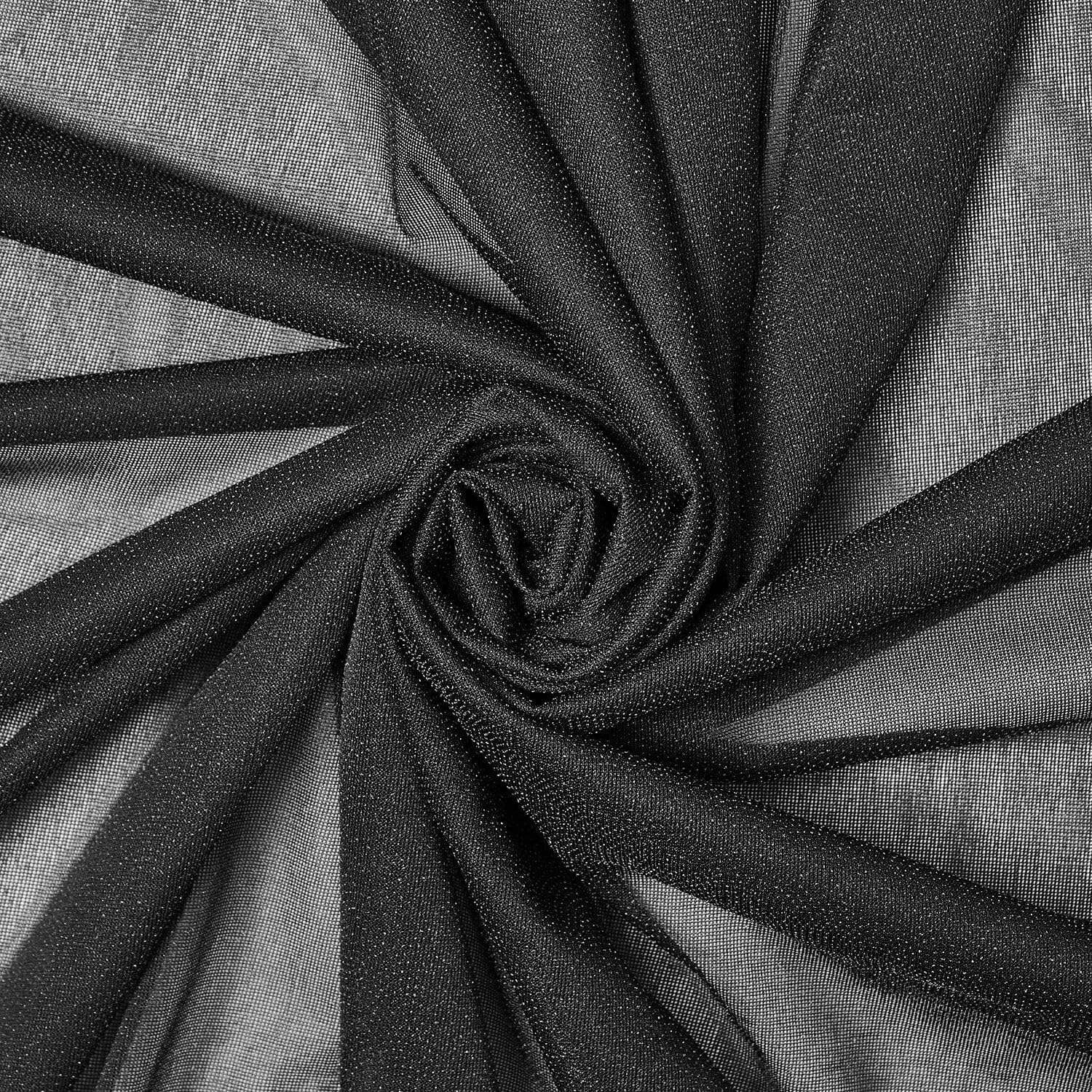 Lightweight Knit Fusible Interfacing Oeko-Tex Standard 100 Polyester 55/56” Fabric – White (Black)