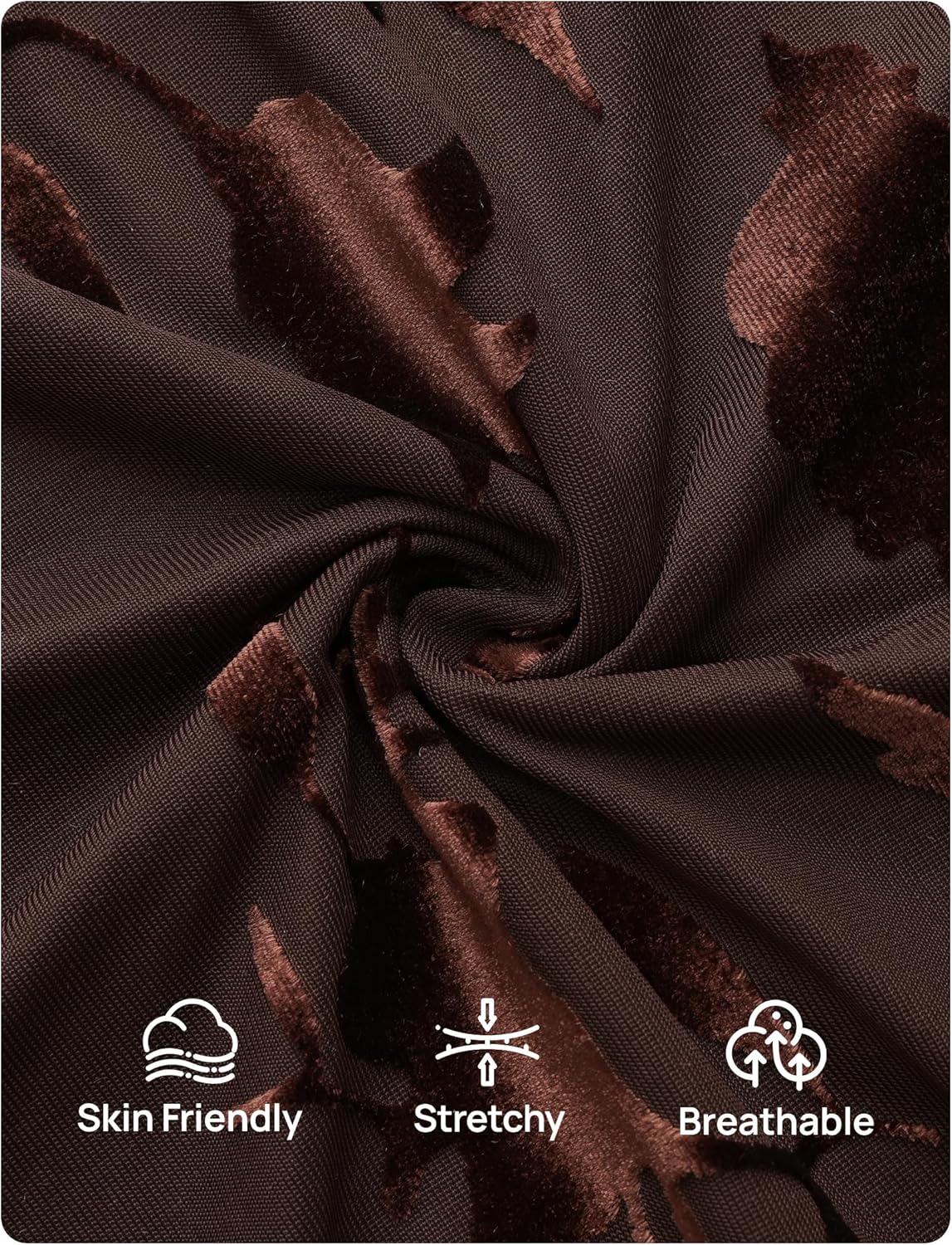 ZESICA Womens Bell Long Sleeve Going Out Tops 2026 Spring Trendy Mesh Floral Fitted Shirts Cute Date Y2k Top Outfits - Image 6