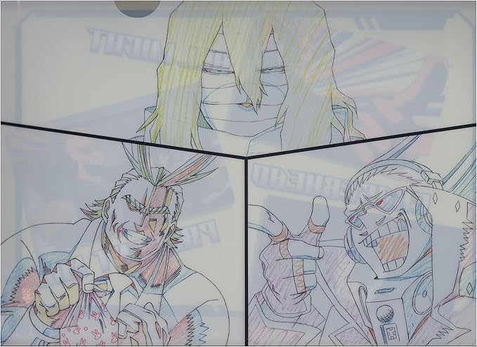 Amazon 僕のヒーローアカデミア 原画クリアファイル F オールマイト 相澤 プレゼントマイク アニメ 萌えグッズ 通販