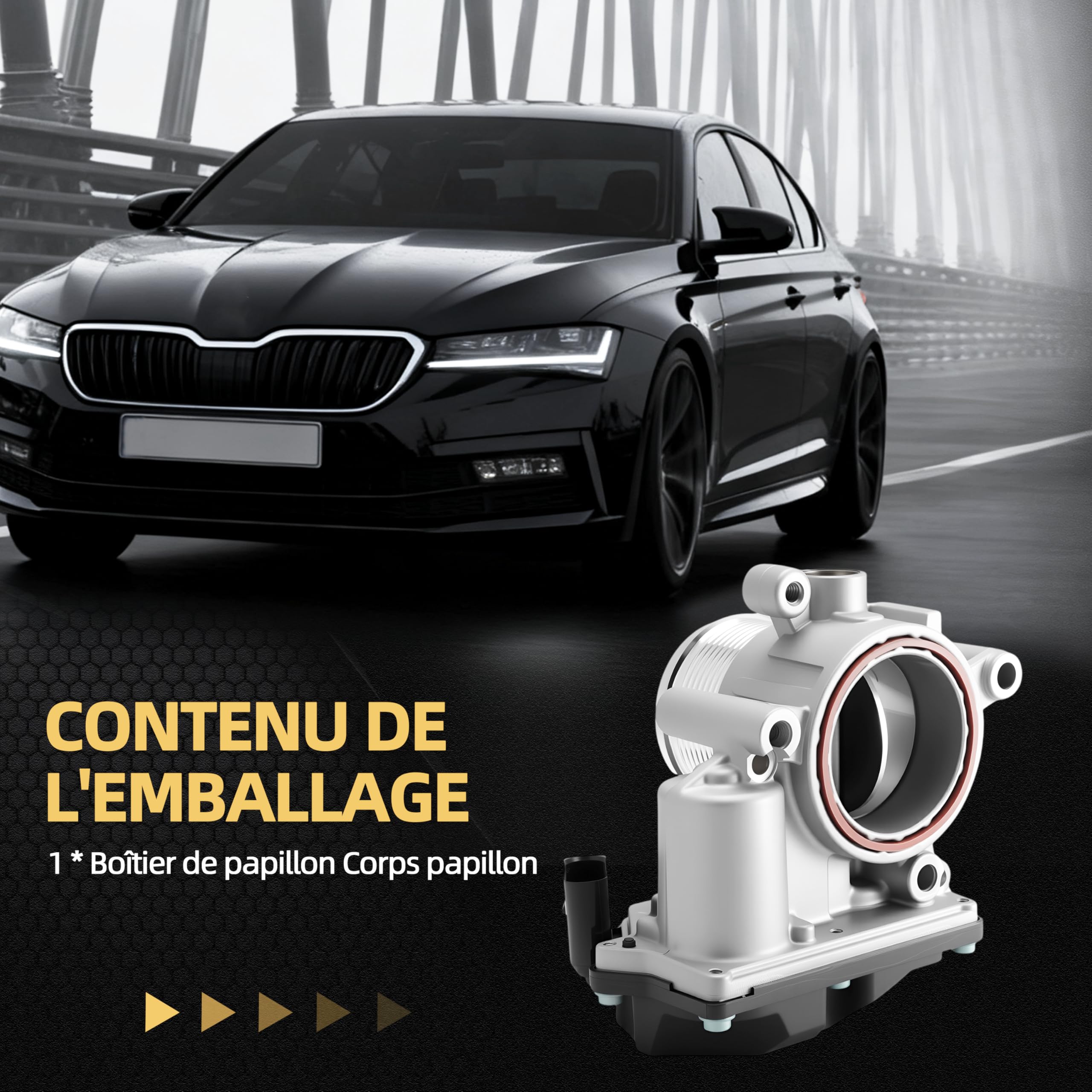 Drosselklappe Drosselklappengehäuse Passend für Octavia 2 für Superb 2 für Golf 6 für Passat für Tiguan 5N 2.0TDI für A3/A4/A6/TT für Altea 2.0TDI Diesel 2004-2010#3L128063A 03L128063AF