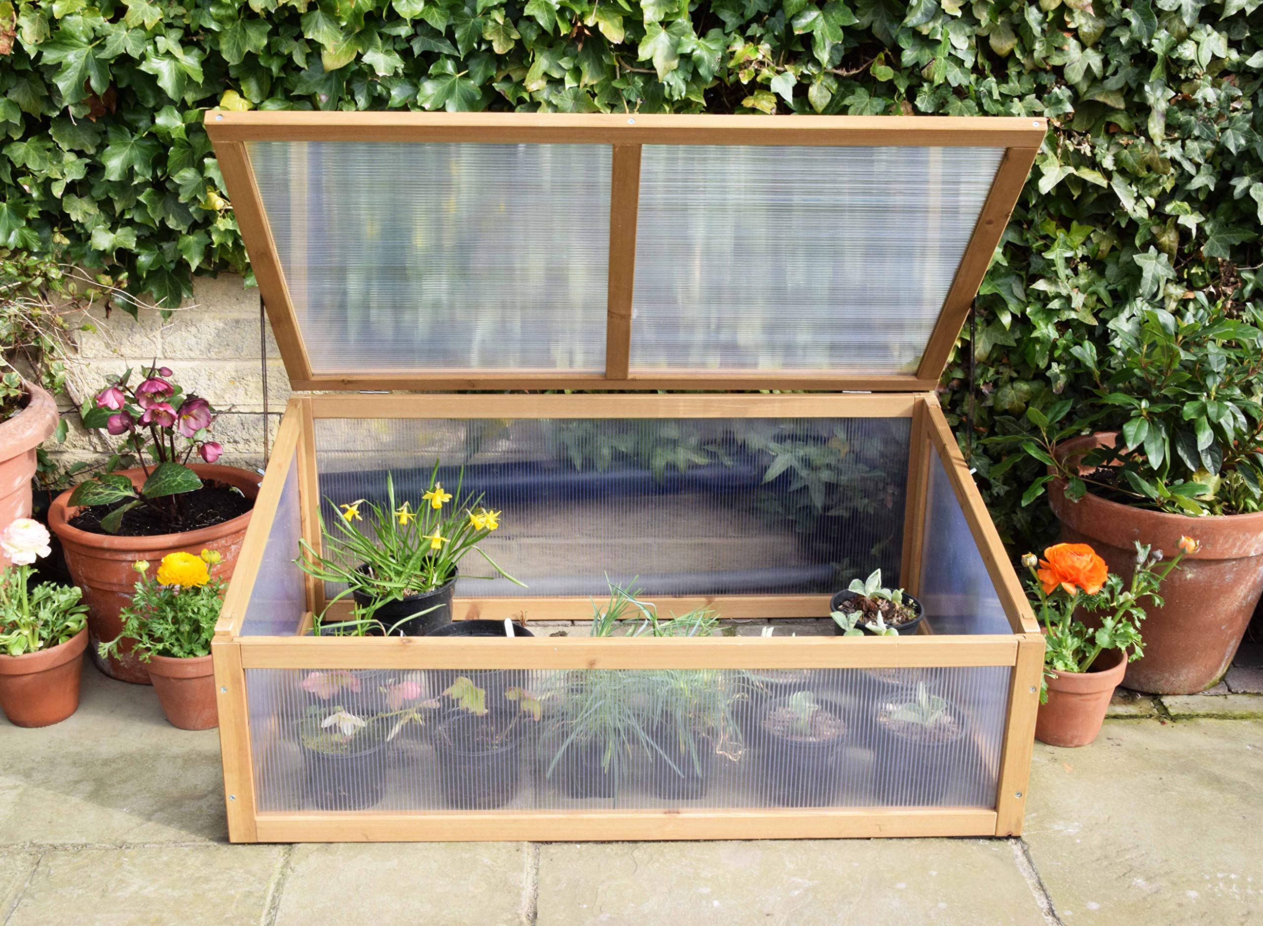 Spear & Jackson COLDFRAME1 Serre en bois 1000 x 660 x 400 mm
