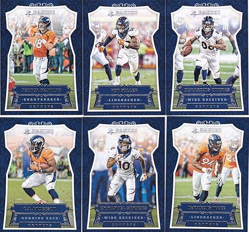Miniatura 3 de Denver Broncos 2016 Panini Factory Sealed 8 Card Team Set with Peyton Manning, Demaryius Thomas, Von Miller and a Paxton Lynch Rookie Card Plus