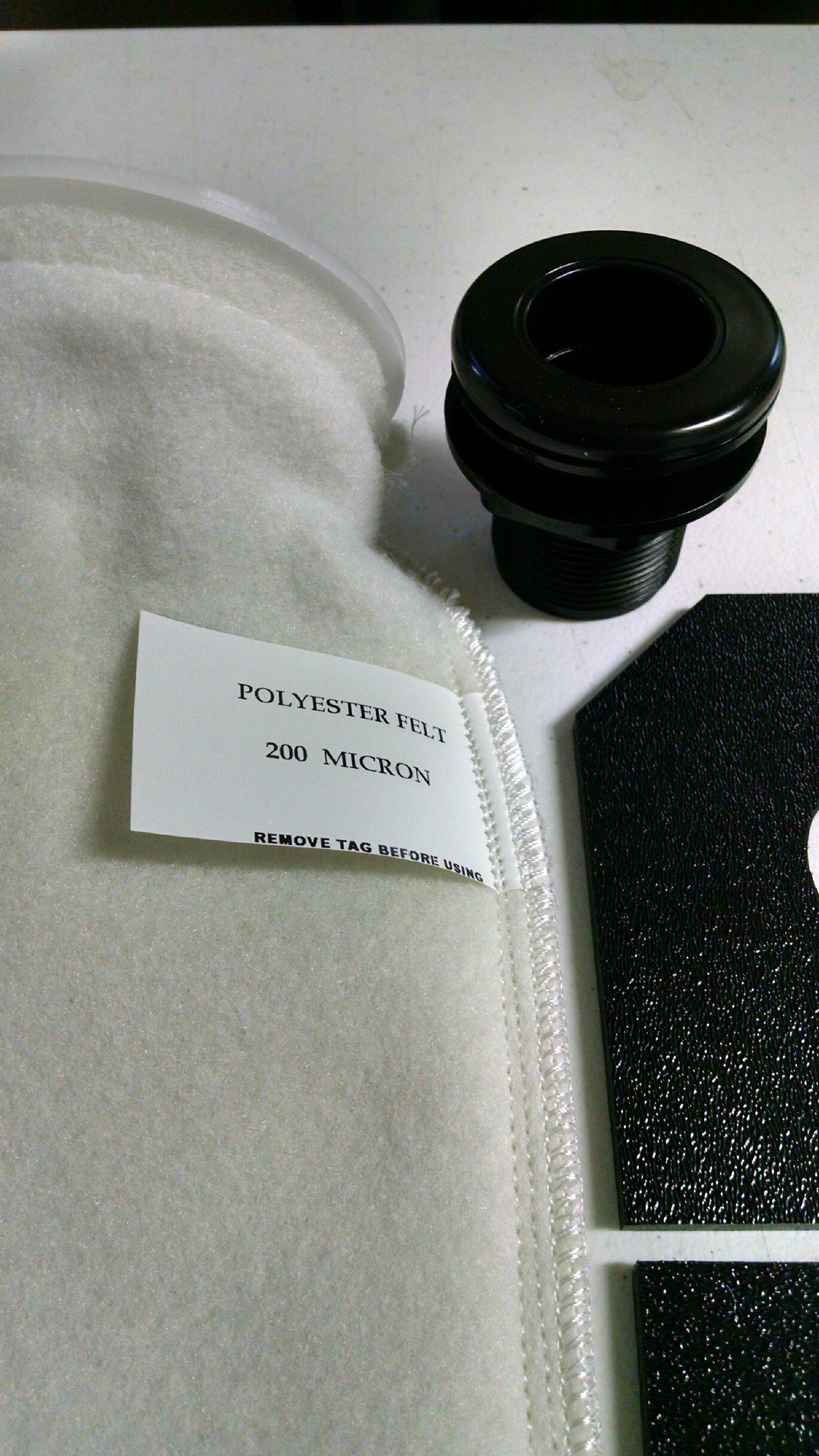 Windridercreations Filter Sock Kit4 inch Filter Sock,Bulkhead,Top