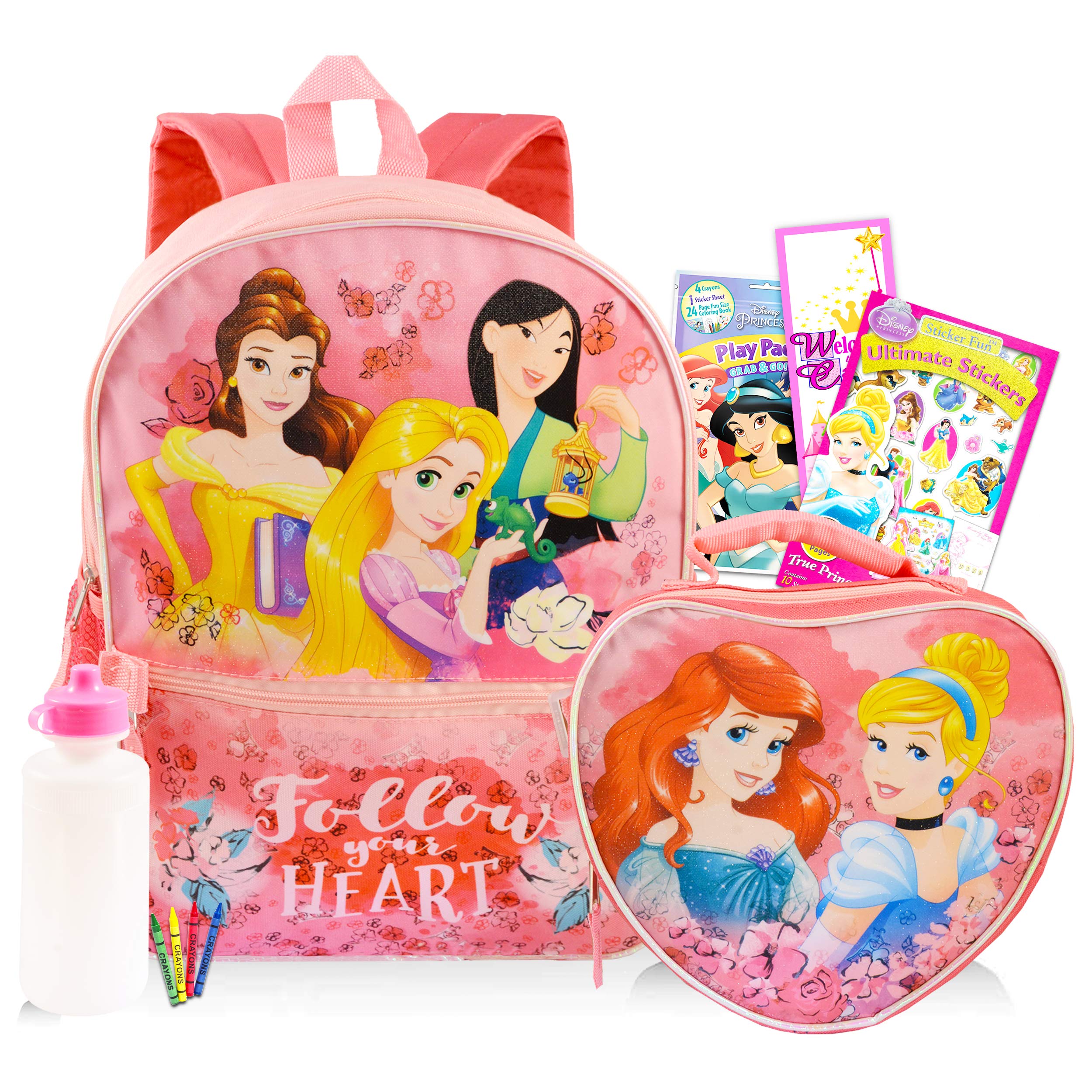 disney princess backpack and lunch box