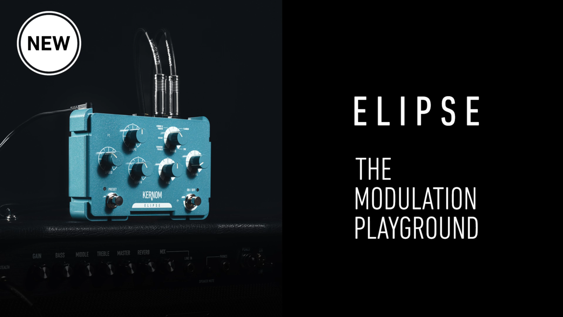 Amazon.com: Kernom ELIPSE-MODULATION Guitar Pedal
