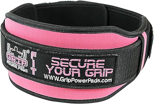 Miniatura 2 de Grip Power Pads Cinturón de levantamiento de pesas para mujer, gimnasio, fitness, sentadillas de culturismo, estocadas, peso muerto, levantamiento