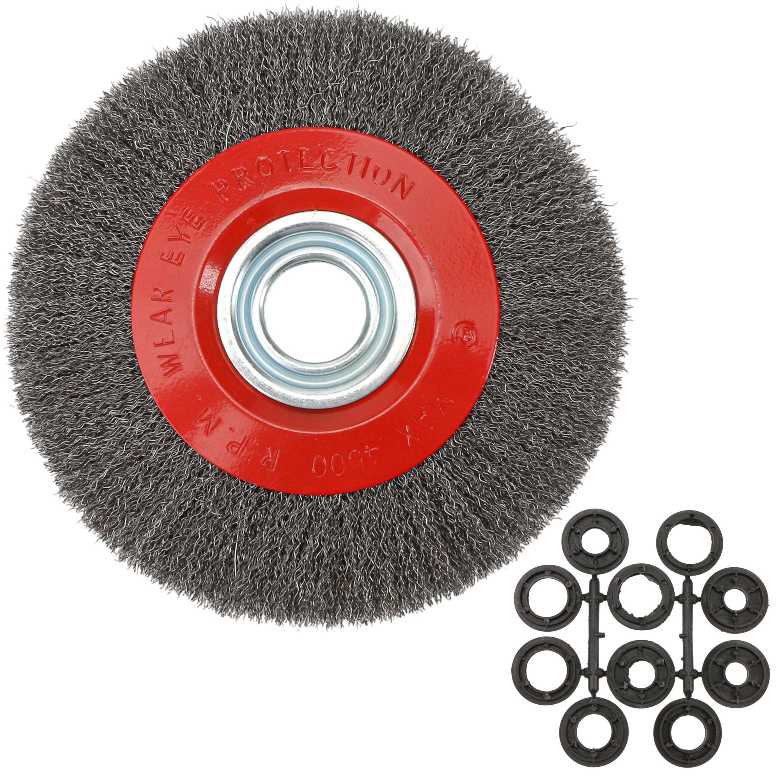 8" Bench Grinder Wire Wheel - Rust Removal -1