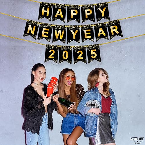 Miniatura 5 de KatchOn, Cartel de feliz año nuevo 2024  Grande de 10 pies  Cartel de feliz año nuevo 2024  Cartel de feliz año nuevo, decoraciones de Año Nuevo