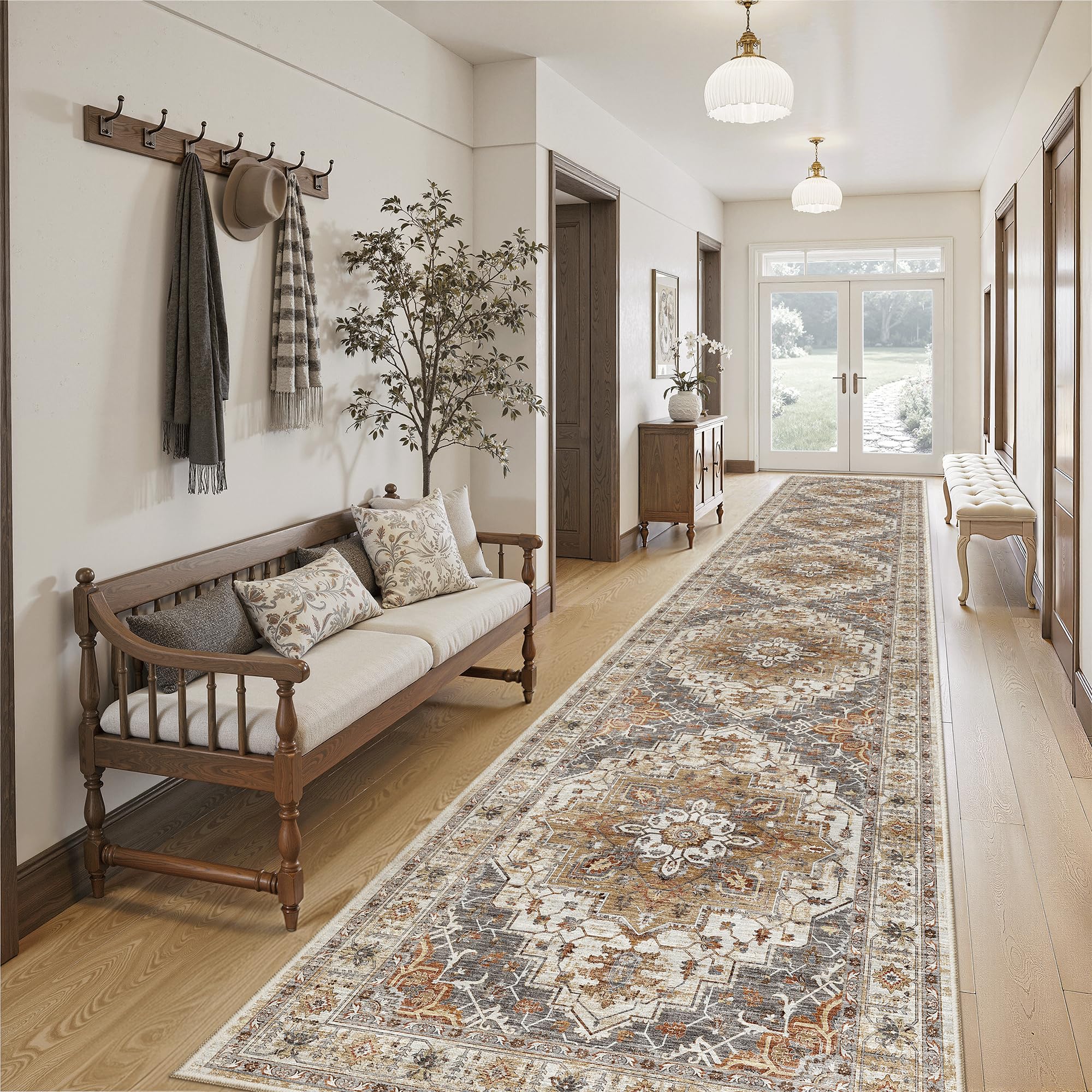 5 Hallway Runner Rugs Worth Buying in 2026 1 Madane Hallway Runner Rug 2'6''x16' Kitchen Runner - Non Slip Vintage Runners fo — product photo