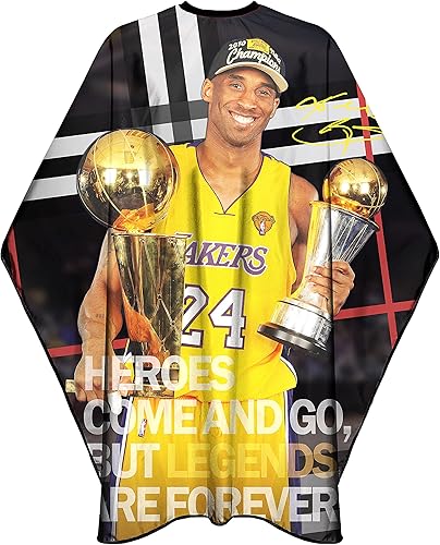 Miniatura 8 de Capas de peluquero para hombre, capa de peluquería con broches de presión, capa de estilista, 63 x 56 pulgadas