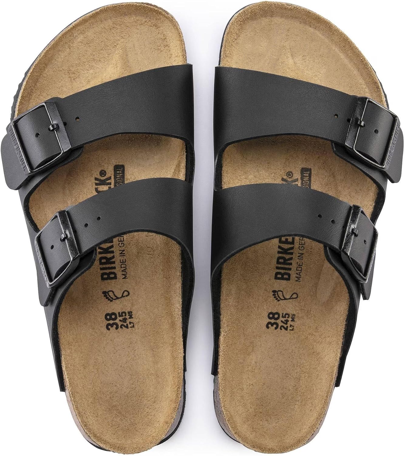 Birkenstock Arizona SL BF Black Mules Men,Noir Black - 43