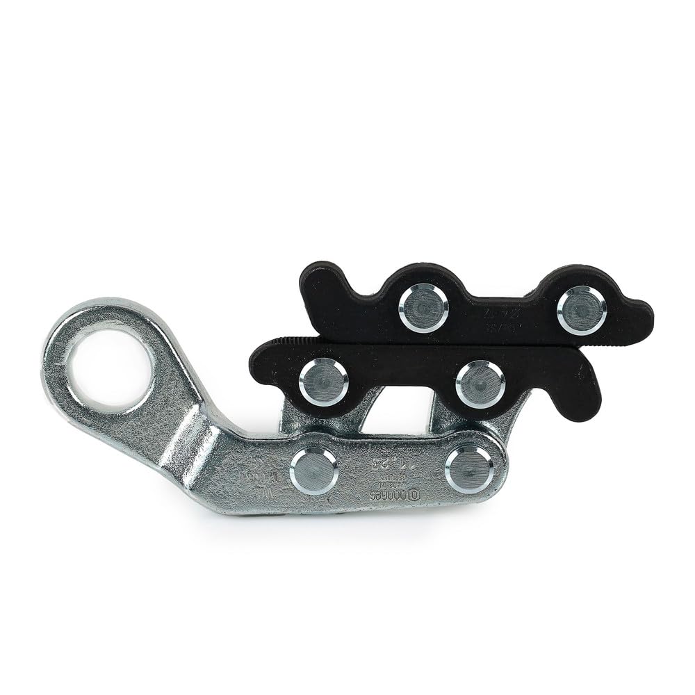 Dönges Abrazaderas tensoras de Cuerda 16-70 mm², diámetro 4-12 mm para Cables de Acero 12528, tamaño de Ojos: 27 mm/Carga de Rotura: 4500 kg/Capacidad de Carga: 1700 kg