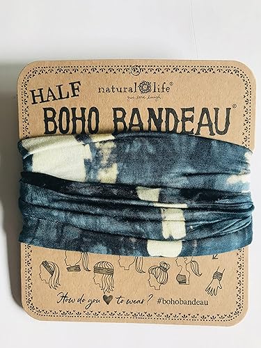 Natural Life Half Boho Bandeau Indigo Crema