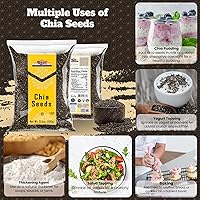 Vista 2 de Rani - Semillas de chía de 3.5 oz (100 g) ~ Todas las naturales Veganas Apto para gluten Sin OMG Kosher Origen indio