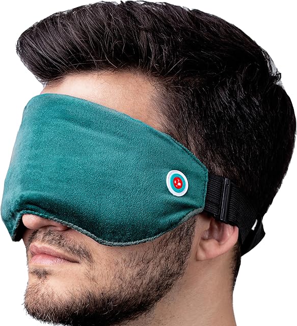 Medi Grade Heated Eye Mask for Dry Eyes with Moist HydroBead Technology - Heat-activated Microwave Eye Mask for Dry Eyes, Tired, Sore Eyes with Heat-responsive Eye Bag for Safety - Warm Eye Compress