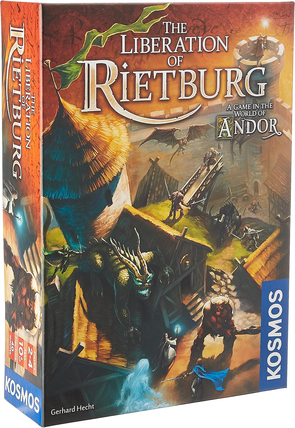 Thames & Kosmos 691746 Kosmos: The Liberation of Rietburg World of Andor, Co-op Game, 2-4 Players, Ages 10+ , Brown