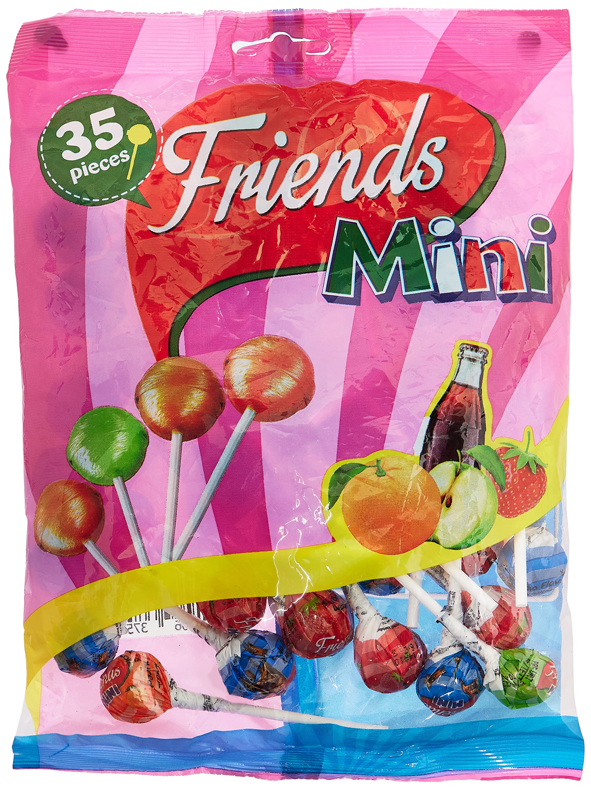 Durukan Friends Mix Mini Lollipop 35-Pieces