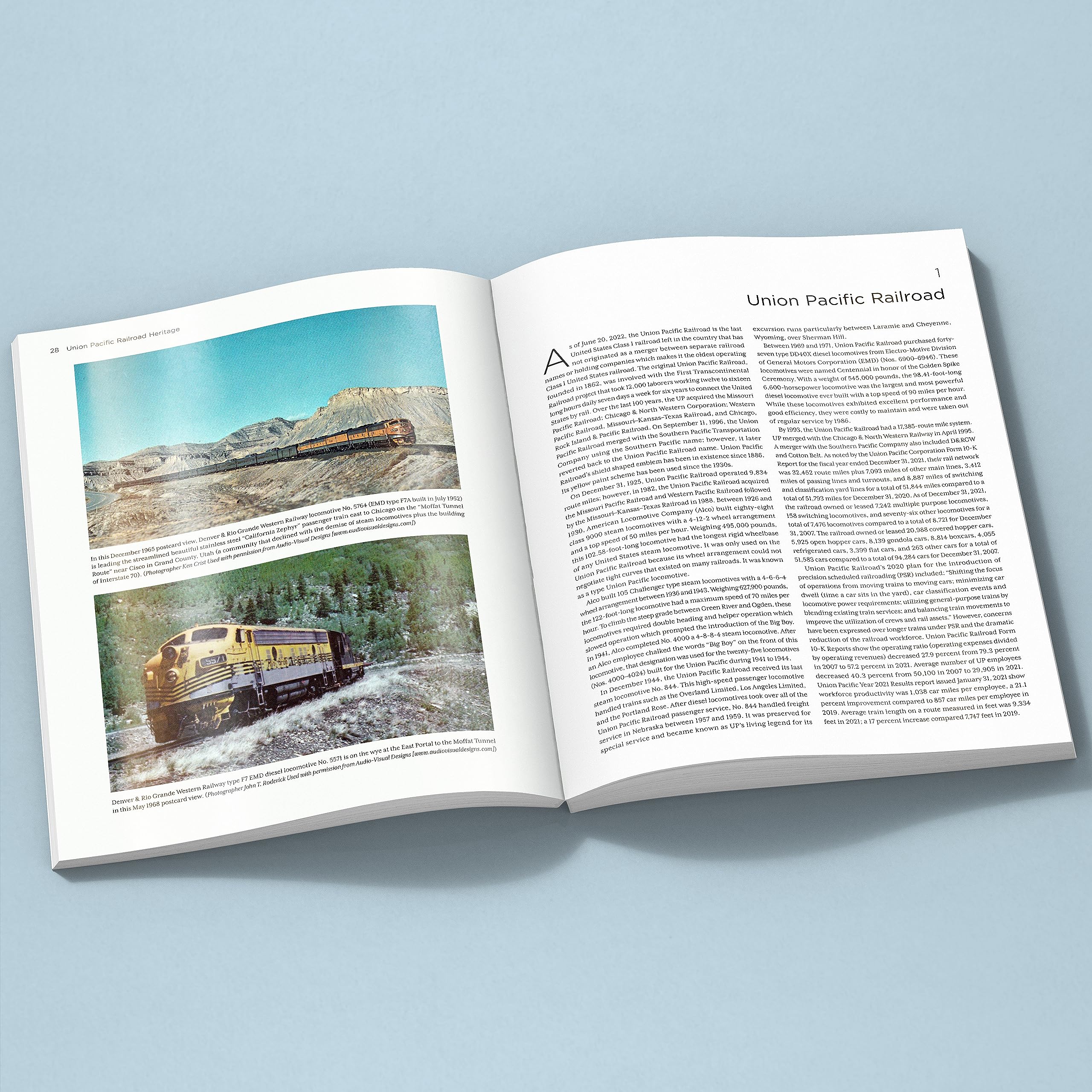 Union Pacific Railroad Heritage (America Through Time)