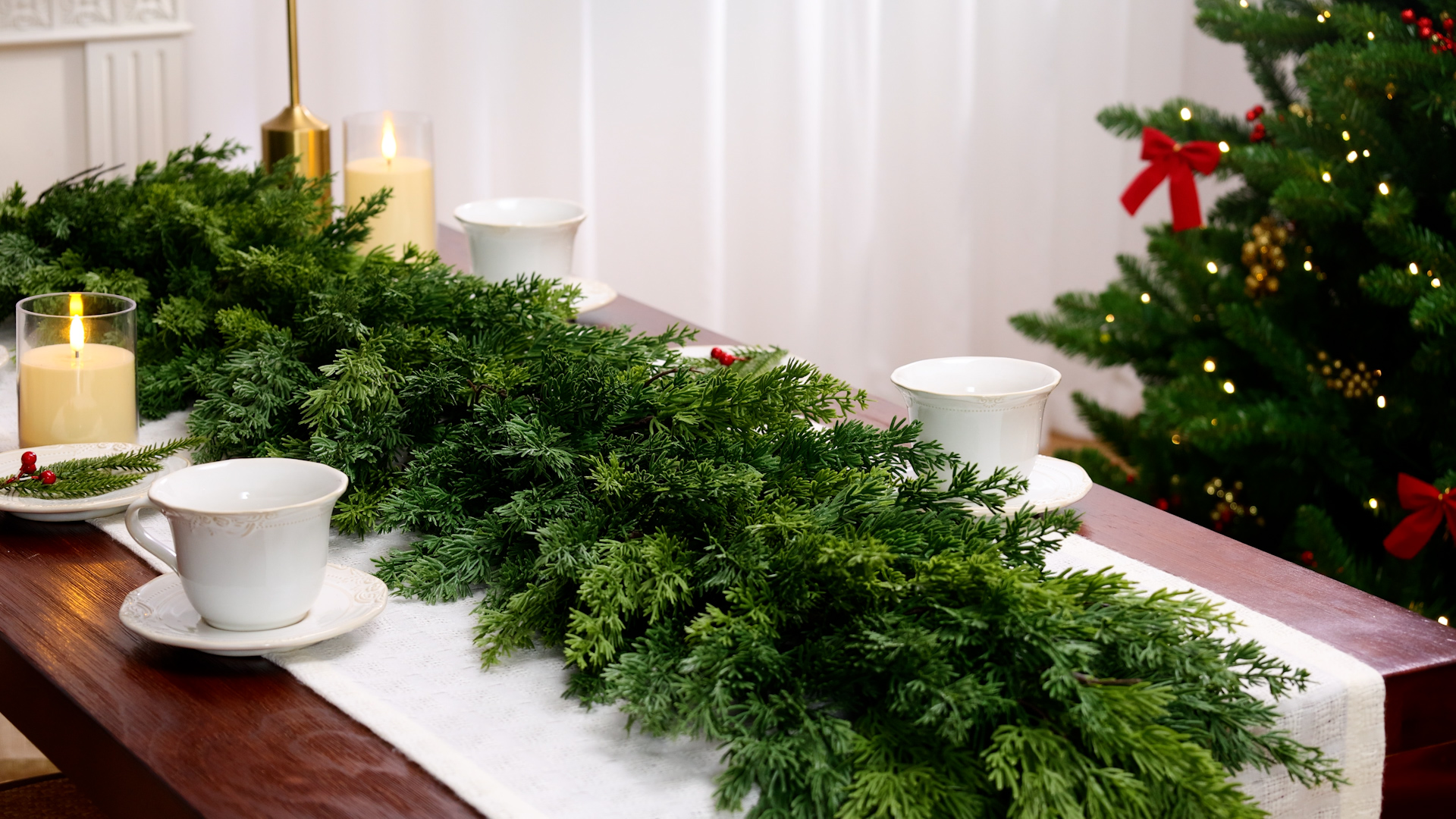 Amazon.com: Alupssuc 9FT Christmas Garland, Cedar Garland -Real