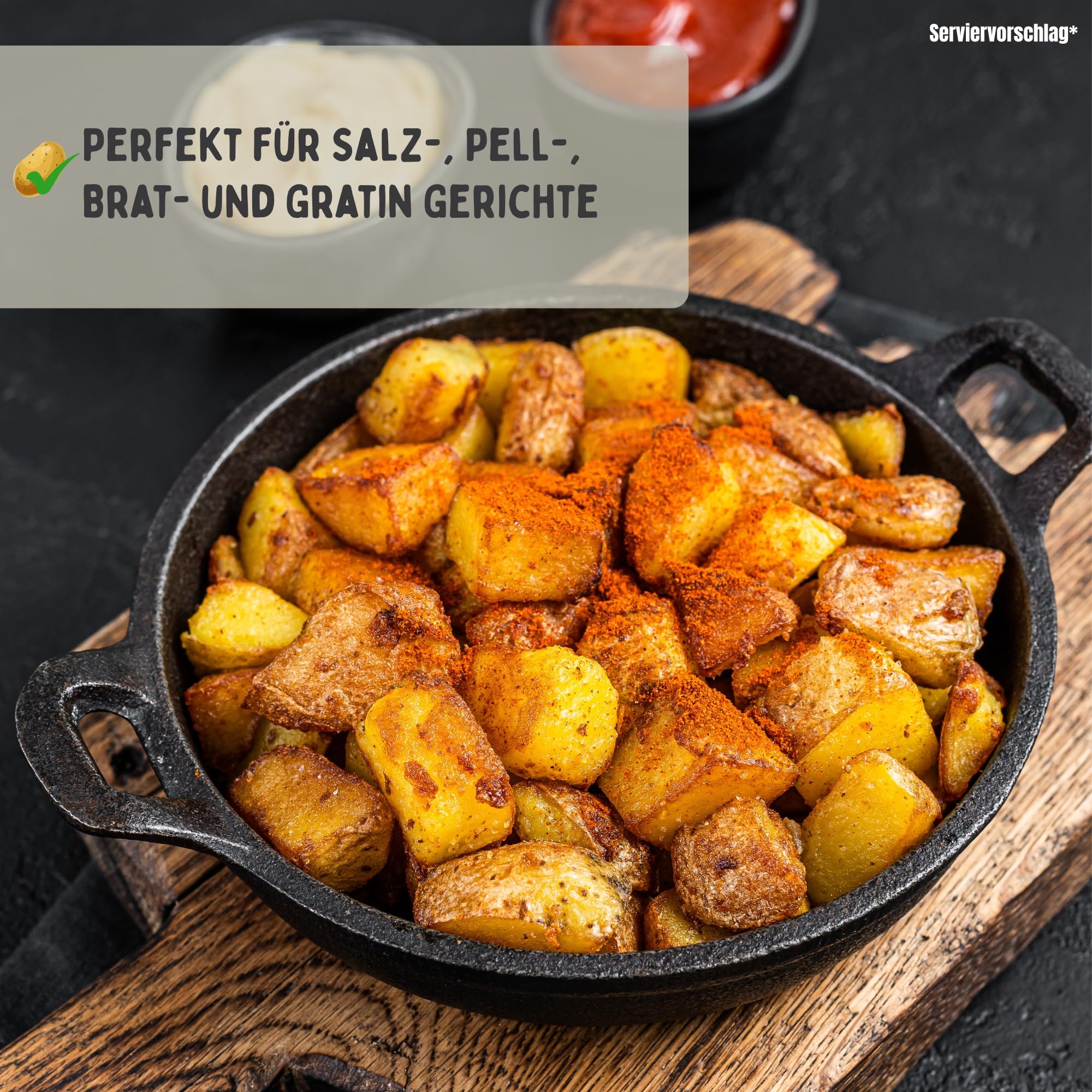 FRUCHTVERSAND24® Speisekartoffeln Laura 12,5kg | lecker und cremig im Geschmack | sehr gelbfleischig | vorw. festkochend | für Ofenkartoffeln, Pommes Frites, Salzkartoffeln, Wilde Kartoffeln