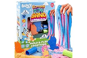 Bluey SLIMYGLOOP Slimy Sand Mold & Play Creations: Perfect for Group Play