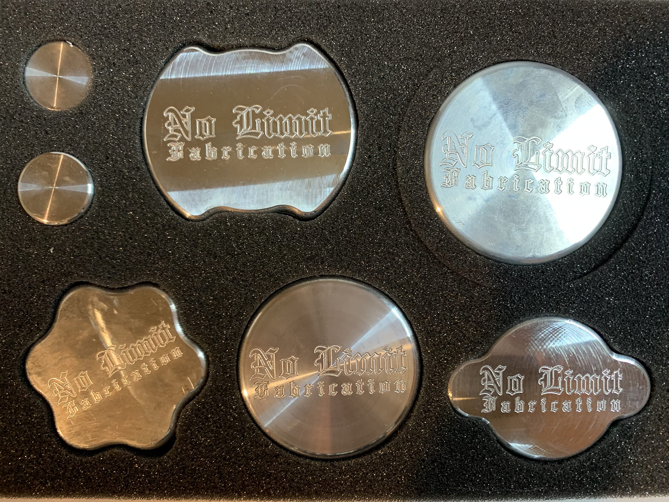 No Limit Fabrication Complete Cap Set for 2020+ Ford Power Stroke, Raw