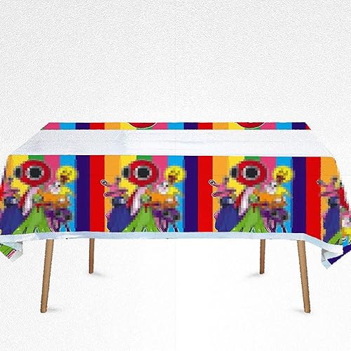 Miniatura 3 de Decoraciones de fiesta temática de arco iris, el juego de suministros para fiesta de cumpleaños incluye pancarta, espirales colgantes, platos,