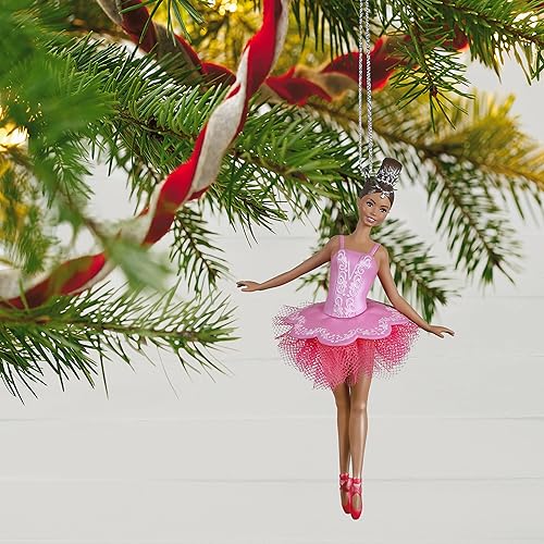 Miniatura 5 de Hallmark Keepsake Plástico, adorno navideño 2021, Barbie Hermosa bailarina