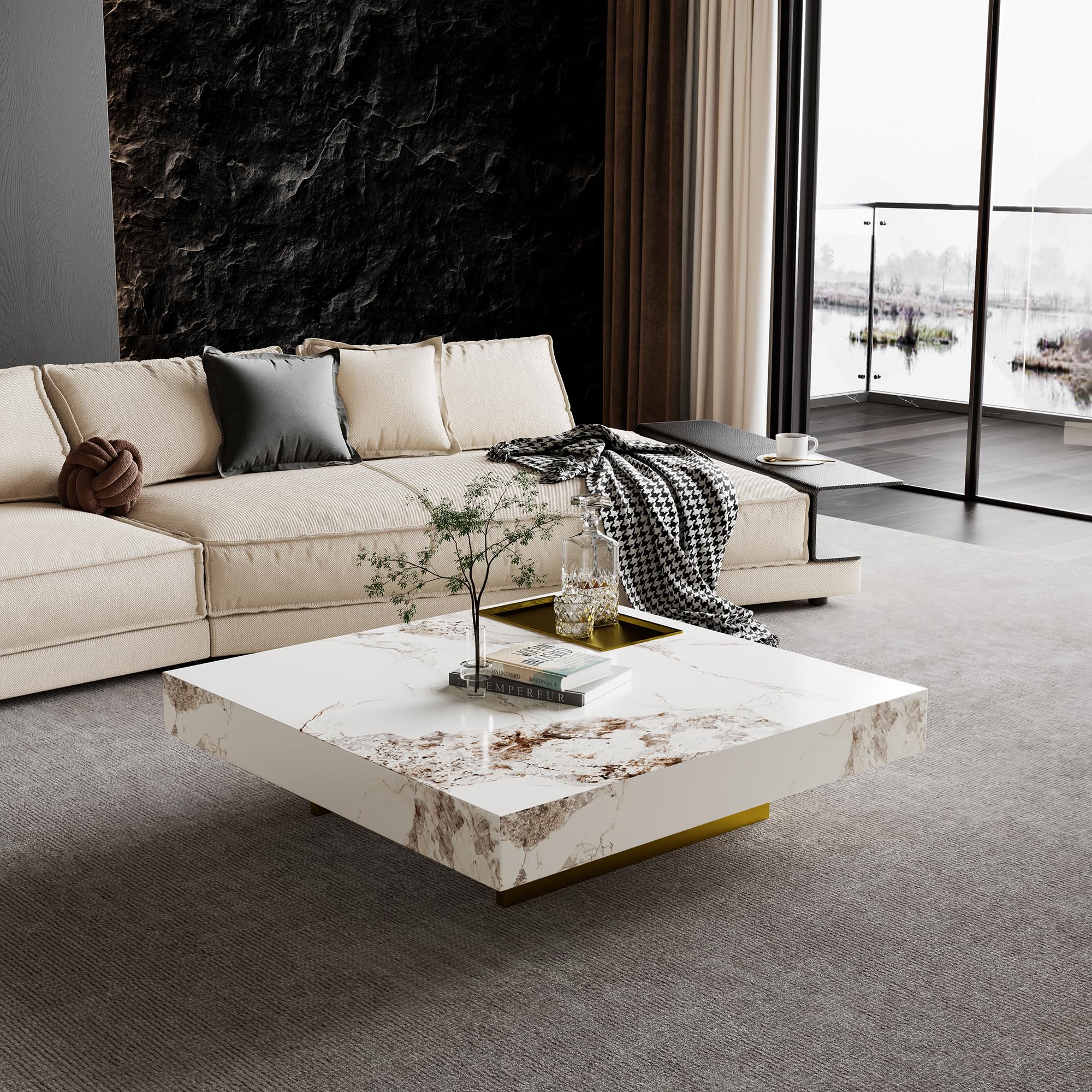 ノットアンティークス　MARBLE COFFEE TABLE ノットアンティークス MARBLE COFFEE TABLE Amazon.com: Modern Coffee