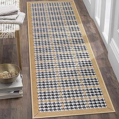 Alfombras de pasillo para pasillo, alfombra de pasillo antideslizante, alfombra lavable para lavandería, entrada, cocina, pasillo, dormitorio, baño