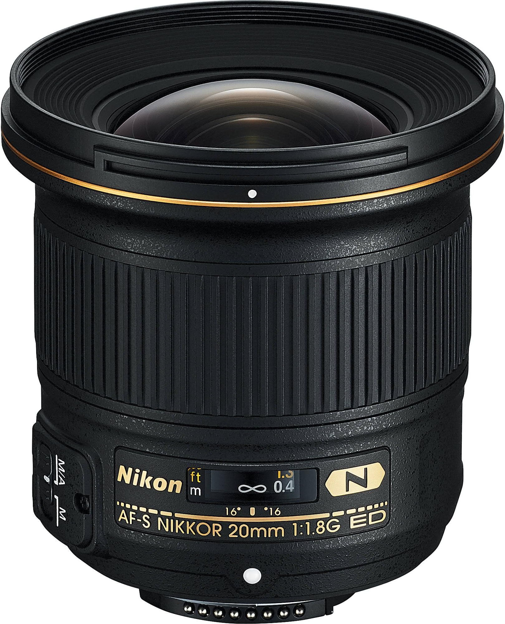 AF-S FX NIKKOR 20mm f/1.8G ED Fixed Lens with Auto Focus for Nikon DSLR Cameras