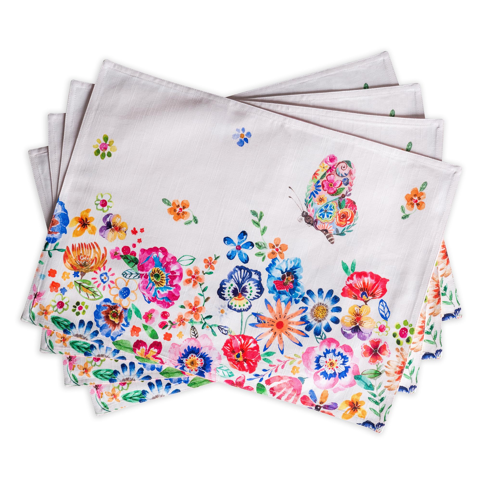 Maison D'hermine Set Di 4 Tovagliette In 100% Cotone, Lavabili E Riutilizzabili, Per Casa, Cucina, Sala Da Pranzo, Feste, Matrimoni, Ristoranti, Regali Di San Valentino Per Lei (33 Cm X 48 Cm)-image