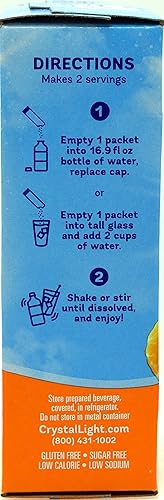 Miniatura 150 de Crystal Light - Mezcla de bebida en polvo con sabor natural a limonada, sin azúcar, 48 paquetes